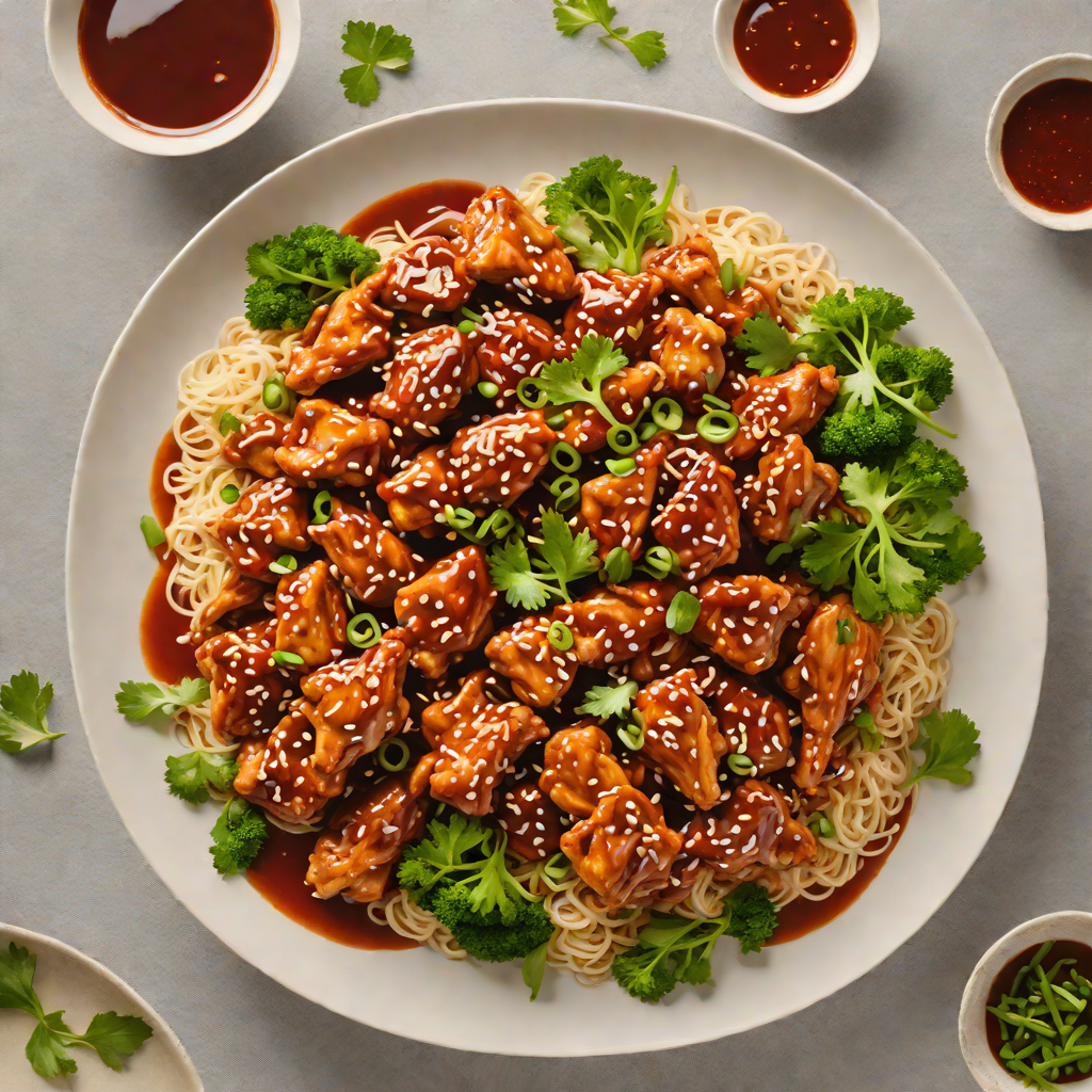 Stir-Fried Chicken with Spicy Korean Gochujang Sauce