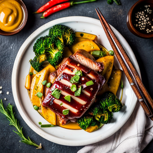 Honey-Glazed Pork Chops with Rosemary
