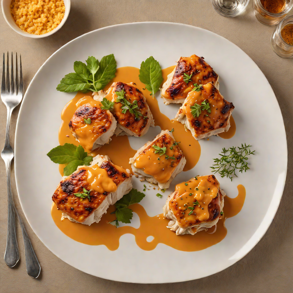 Pan-Seared Chicken Thighs with Roasted Carrot-Ginger Purée