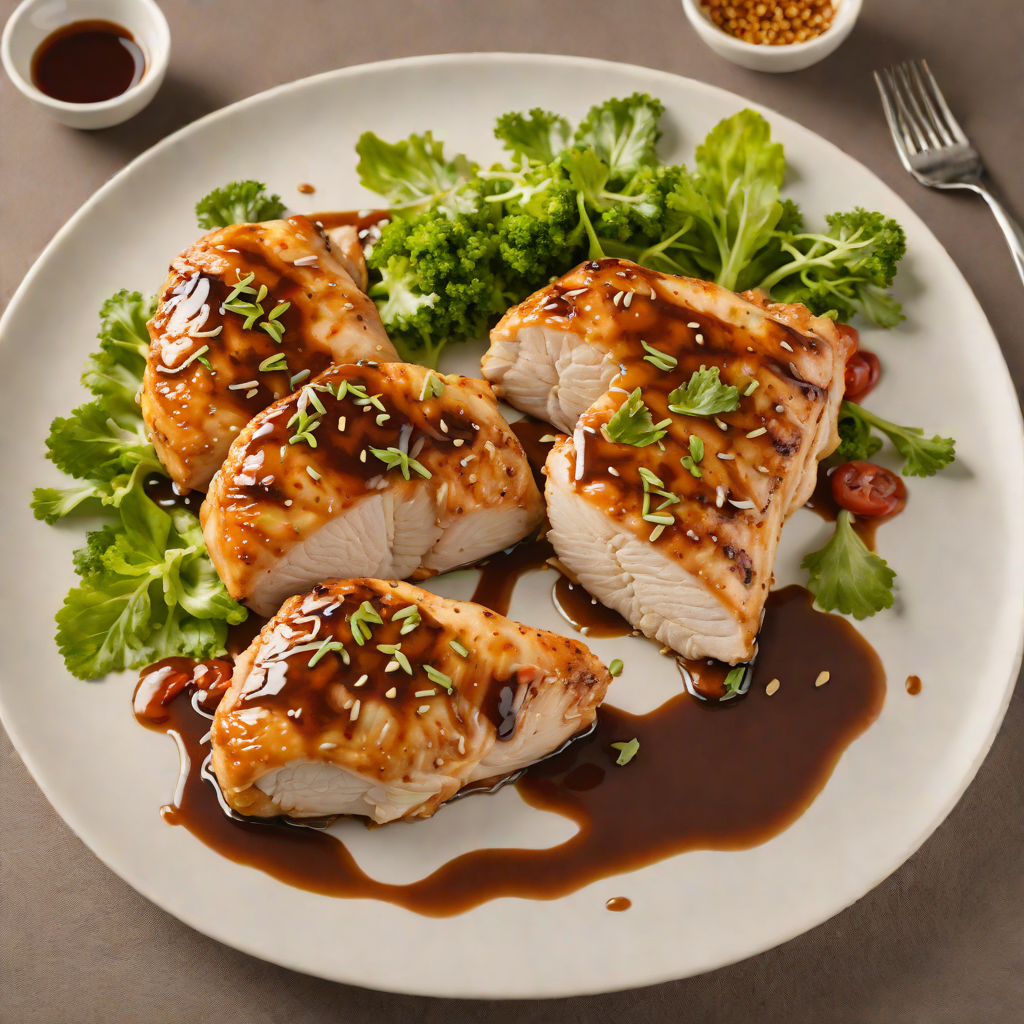 Pan-Seared Chicken with Snorlax-Inspired Honey Soy Glaze
