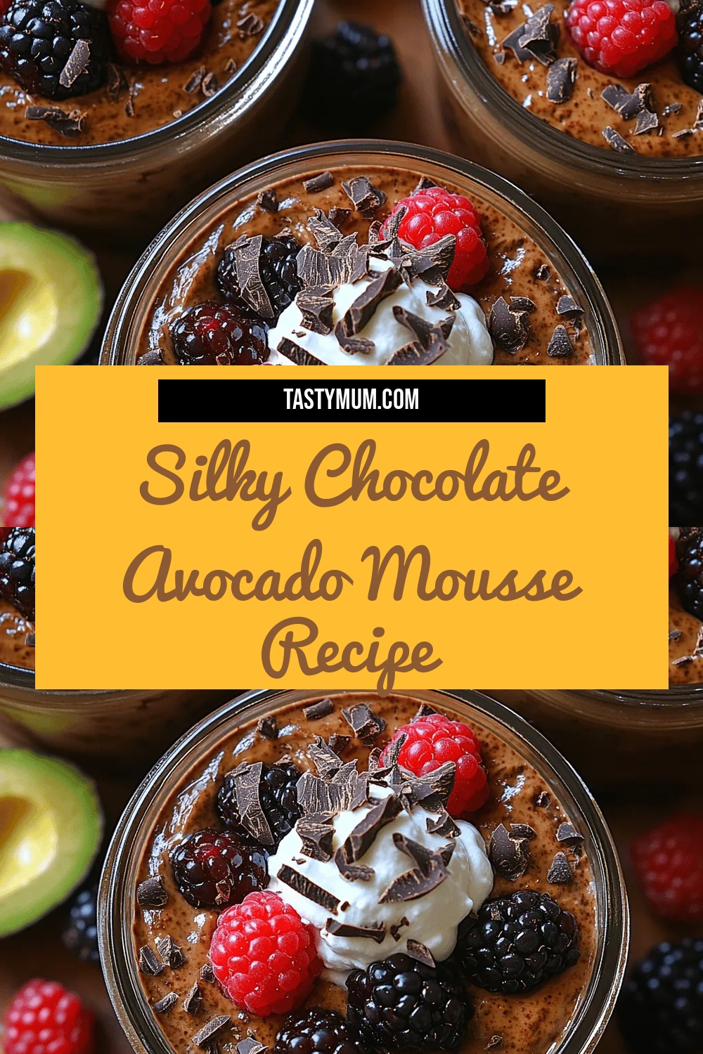 Silky Avocado Chocolate Mousse