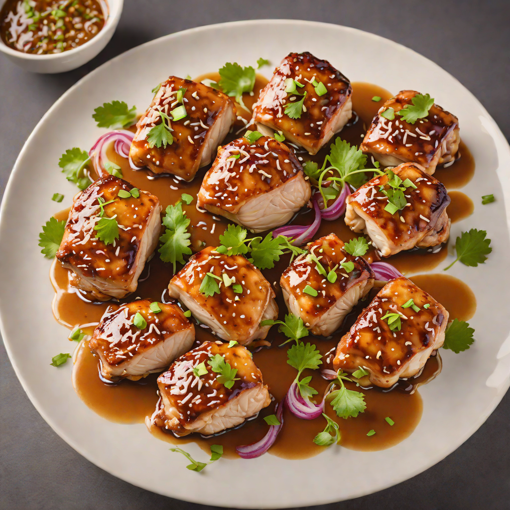 Pan-Seared Chicken Thighs with Maple-Poké Inspired Glaze