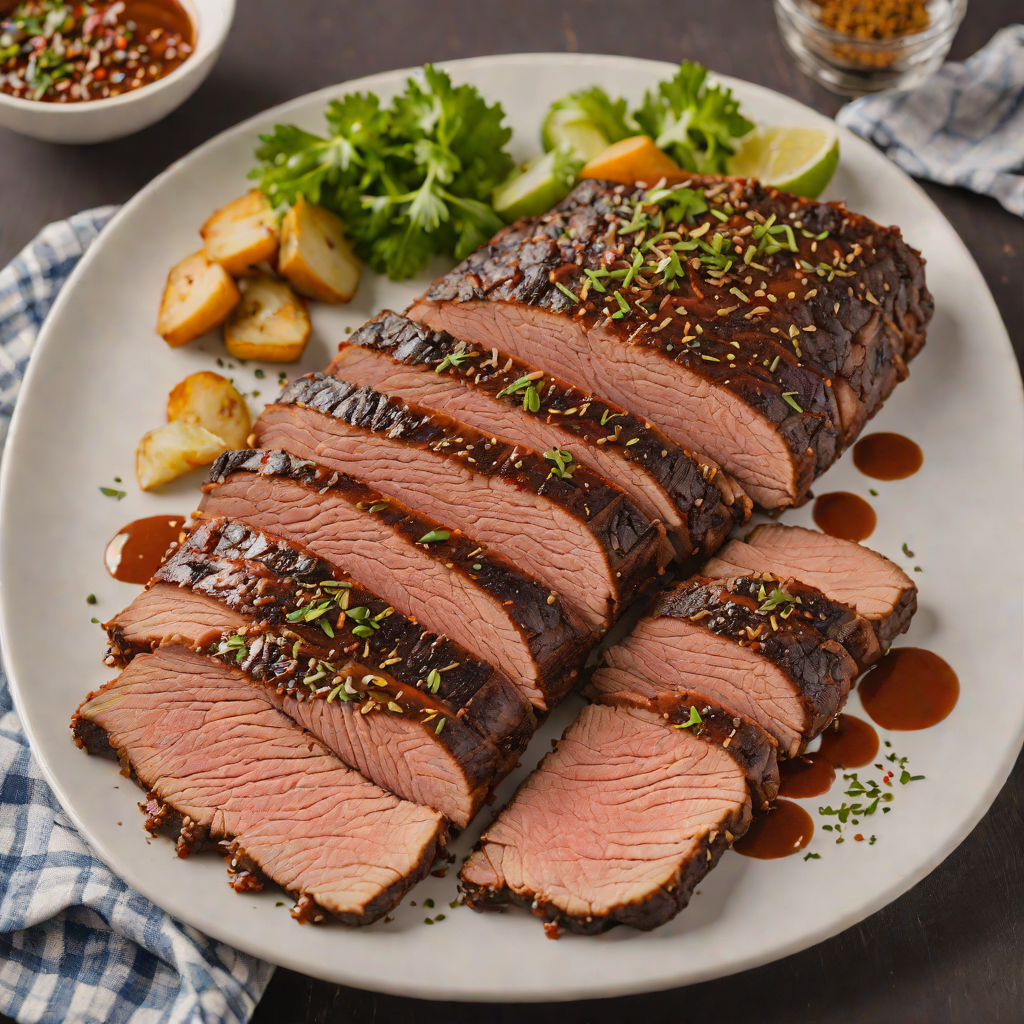 Texas-Style Smoked Beef Brisket with Dry Rub