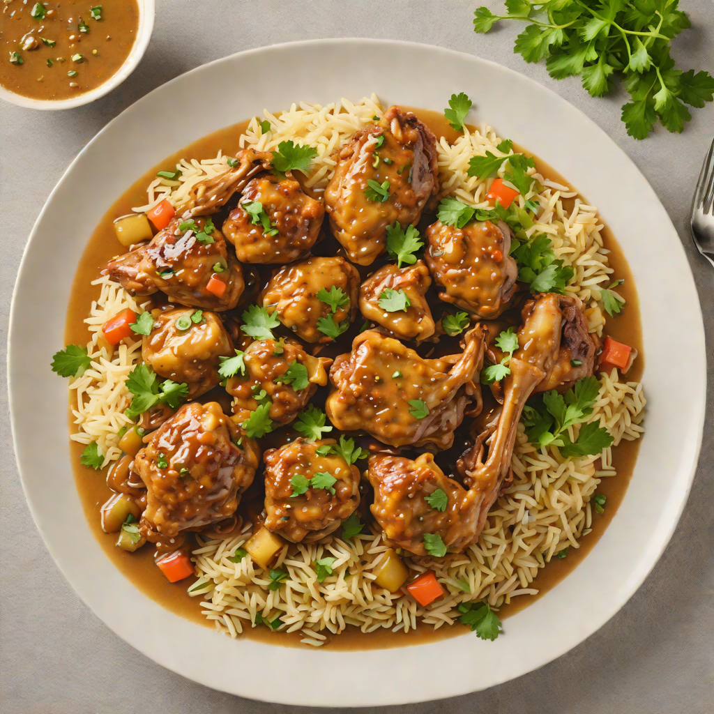 Slow-Simmered Senegalese Chicken Yassa with Tangy Onion Sauce