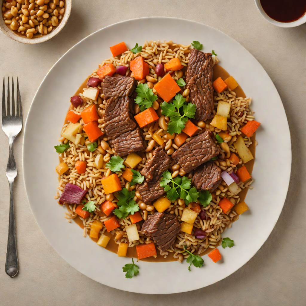 Peanut-Infused Senegalese Mafé with Tender Beef and Root Vegetables