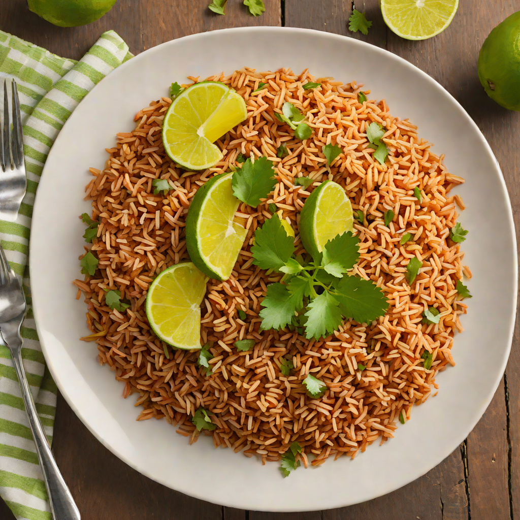Cilantro-Lime Guatemalan Red Rice