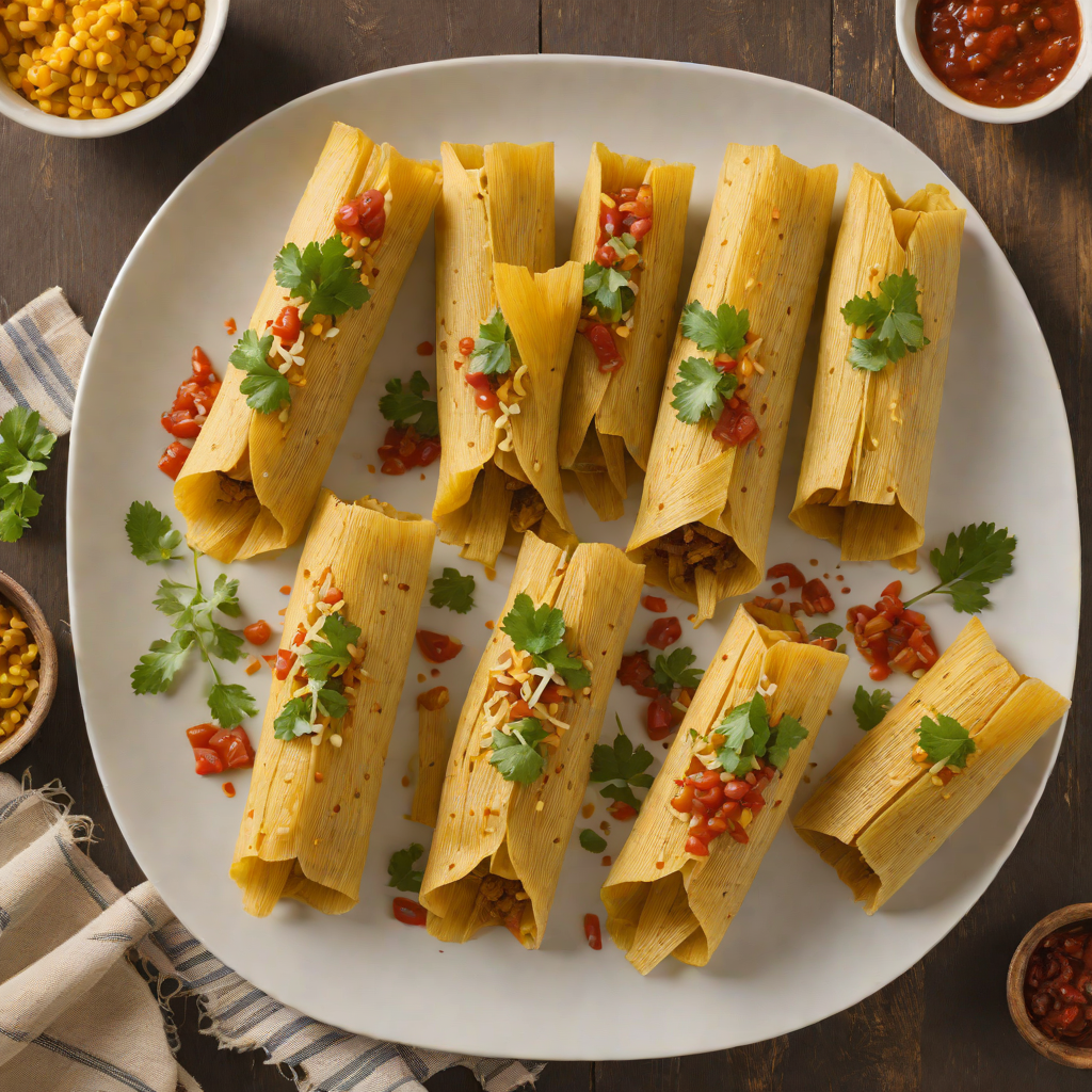 Guatemalan-Inspired Spiced Pork and Corn Tamales