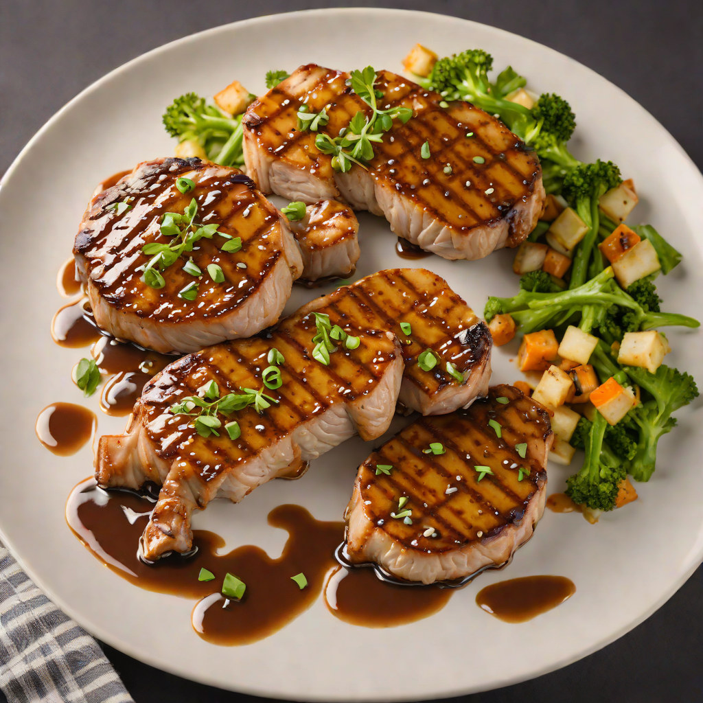 Pan-Seared Pork Chops with Maple-Soy Glaze