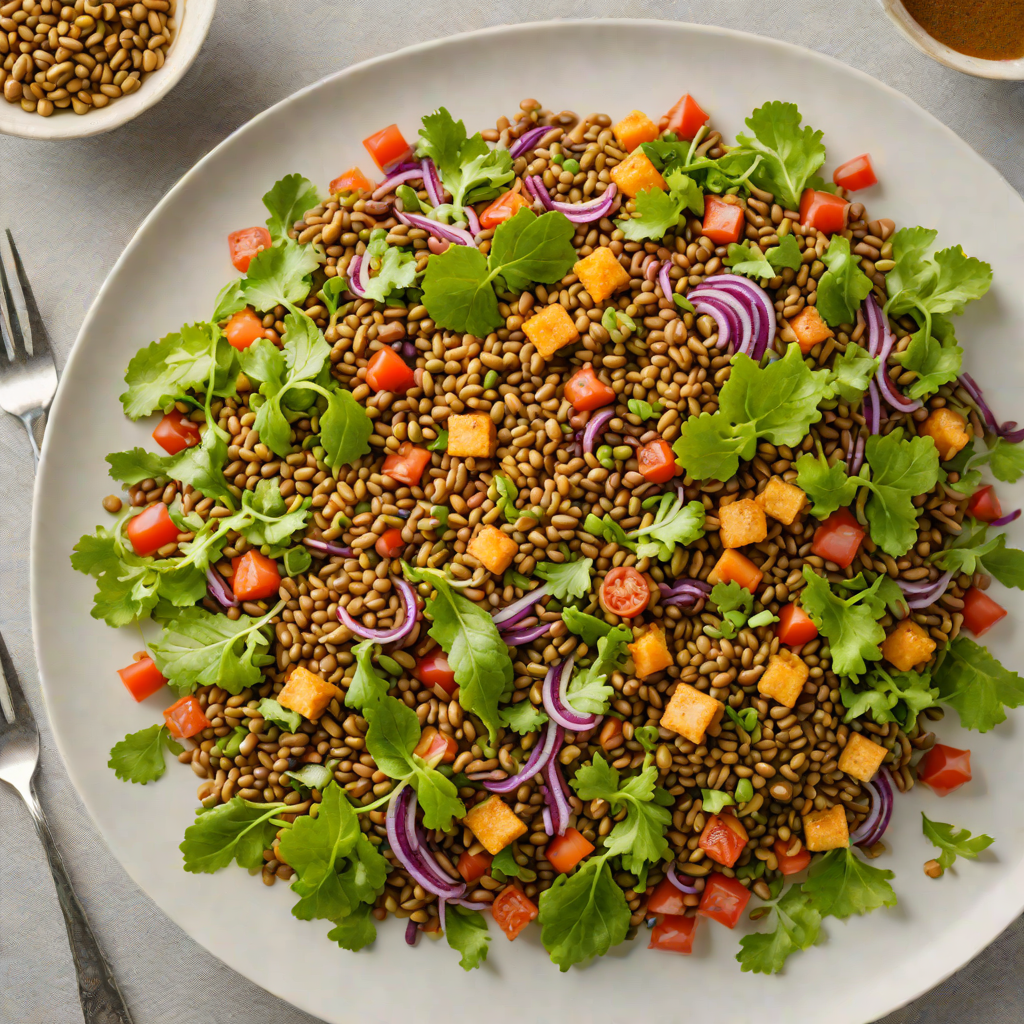 Ginger-Spiced Ethiopian Lentil Salad