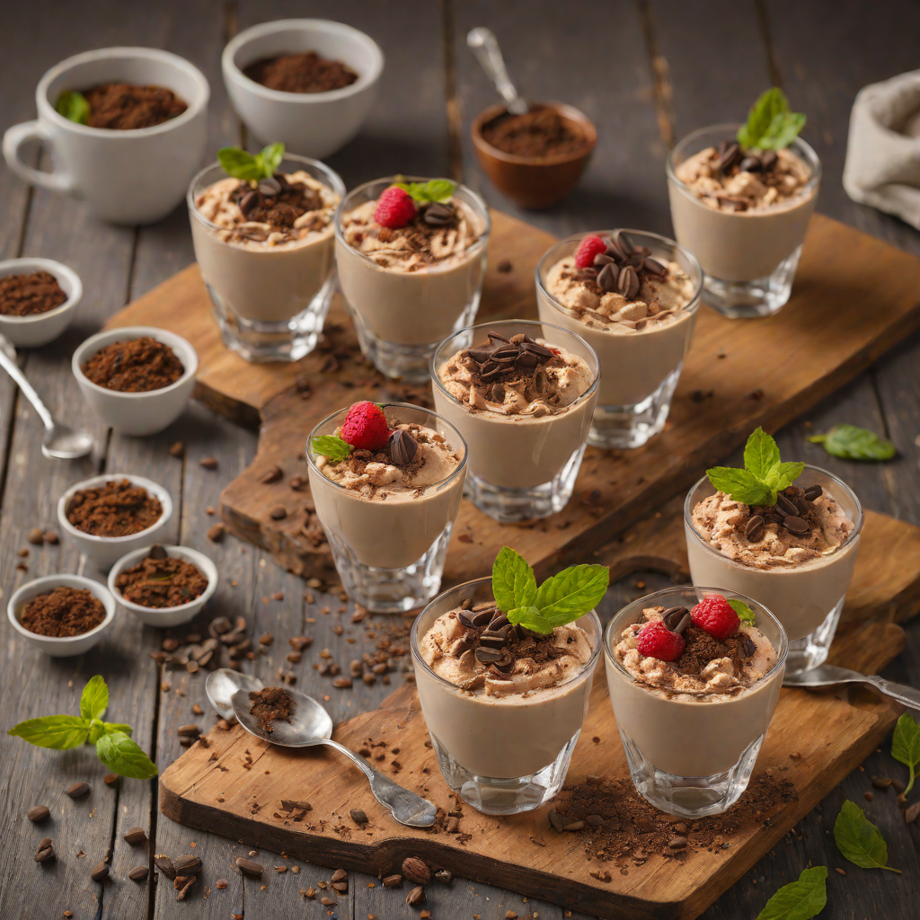 Chilled Espresso Mascarpone Parfaits with Cocoa Dust