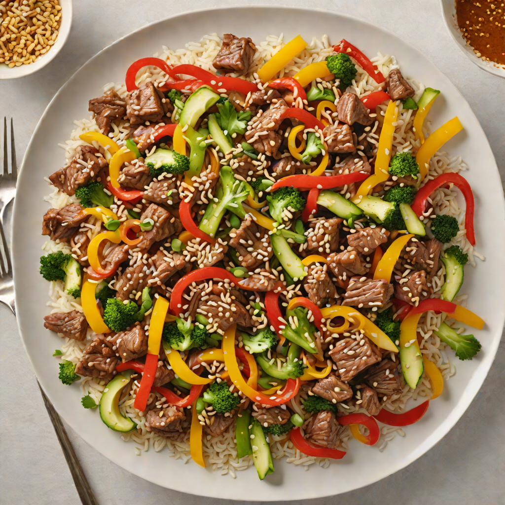 Quick Sesame-Ginger Beef Stir Fry