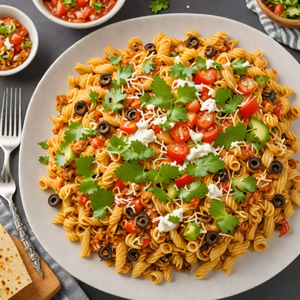 One-Pot Cheesy Taco Pasta