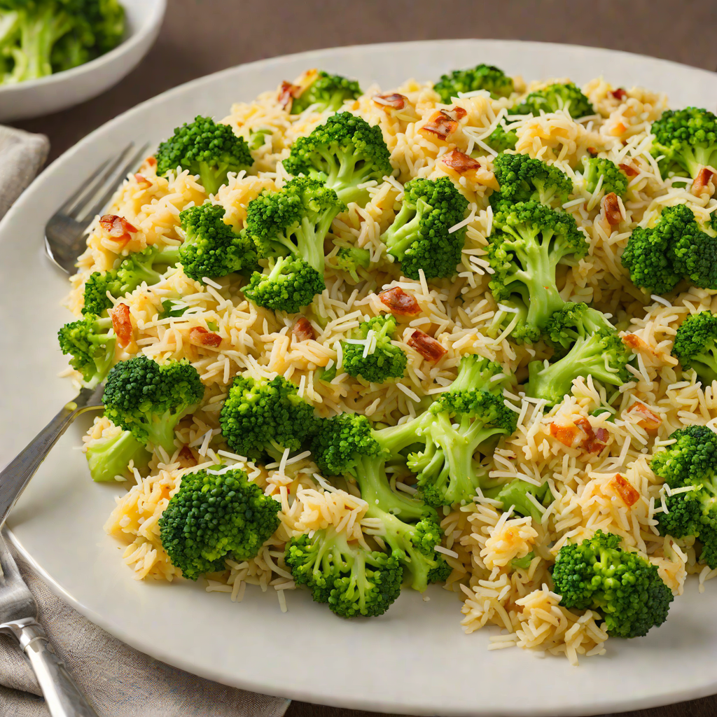 Mild Cheesy Broccoli and Rice Casserole
