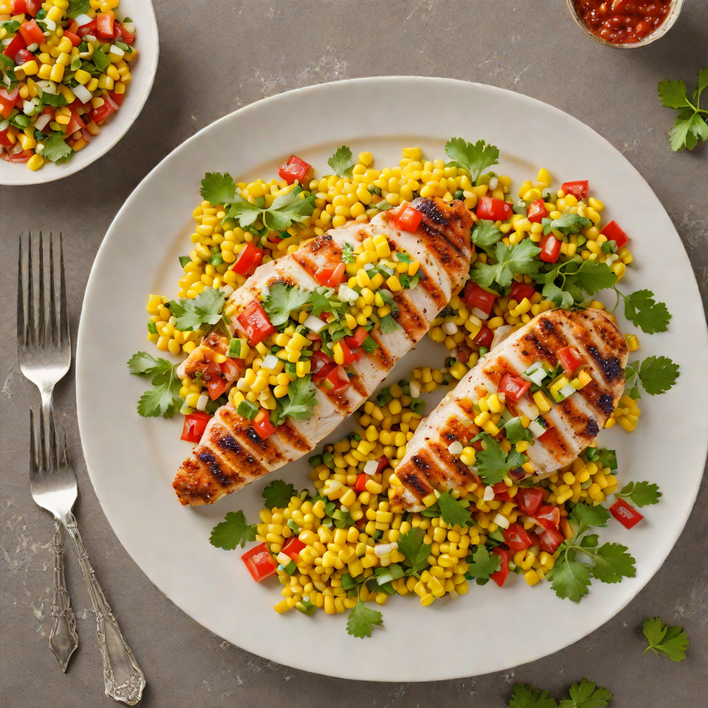 Pan-Seared Chicken with Lake County Sweet Corn Salsa