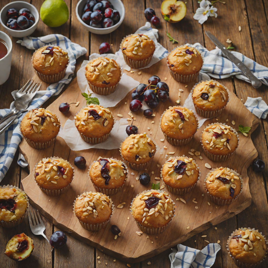 Macadamia and Davidson’s Plum Muffins