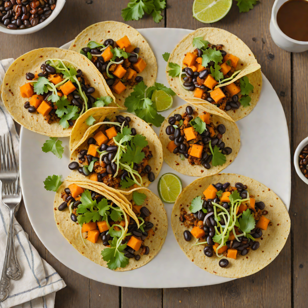 Wild Kratts-Inspired Sweet Potato and Black Bean Tacos