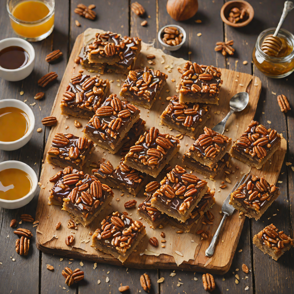 Honey Pecan Sticky Toffee Bars