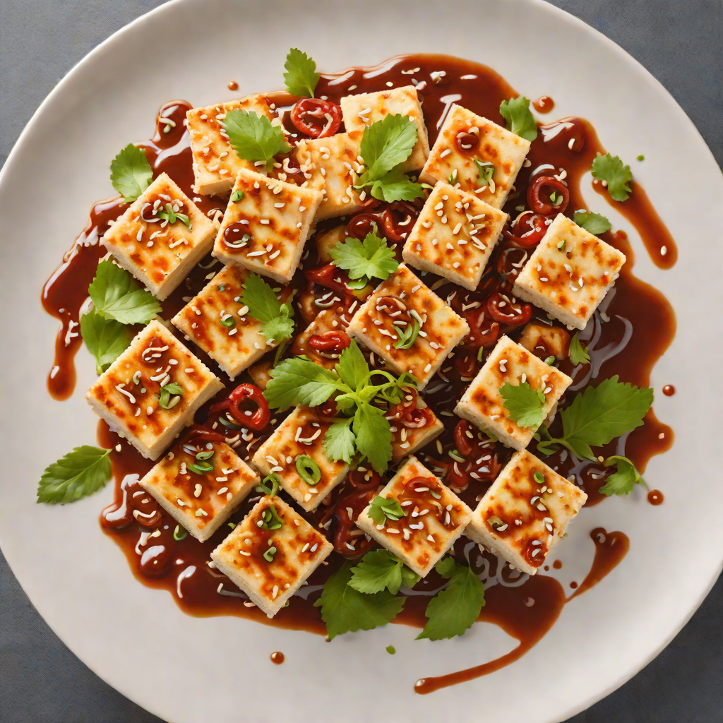 Pan-Fried Tofu with Garlic Chili Sauce