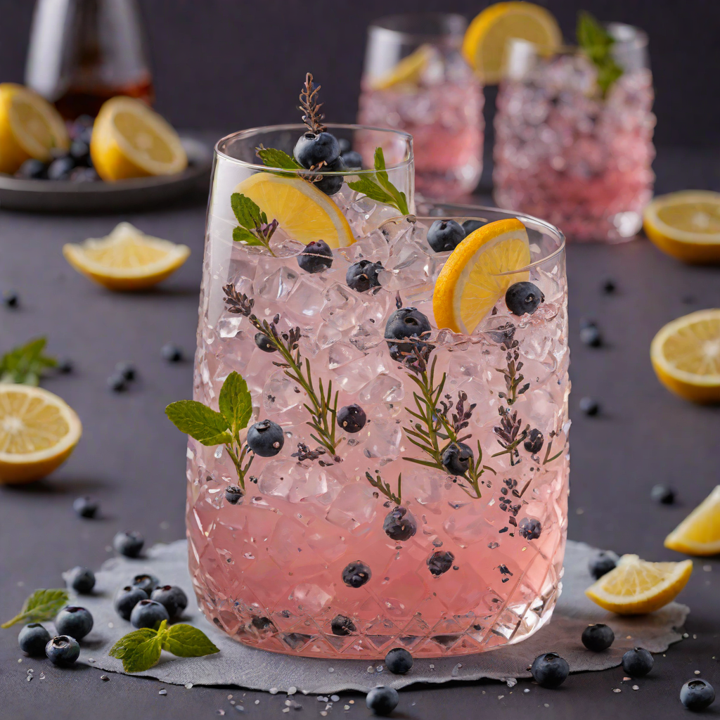 Lavender Blueberry Gin Cooler