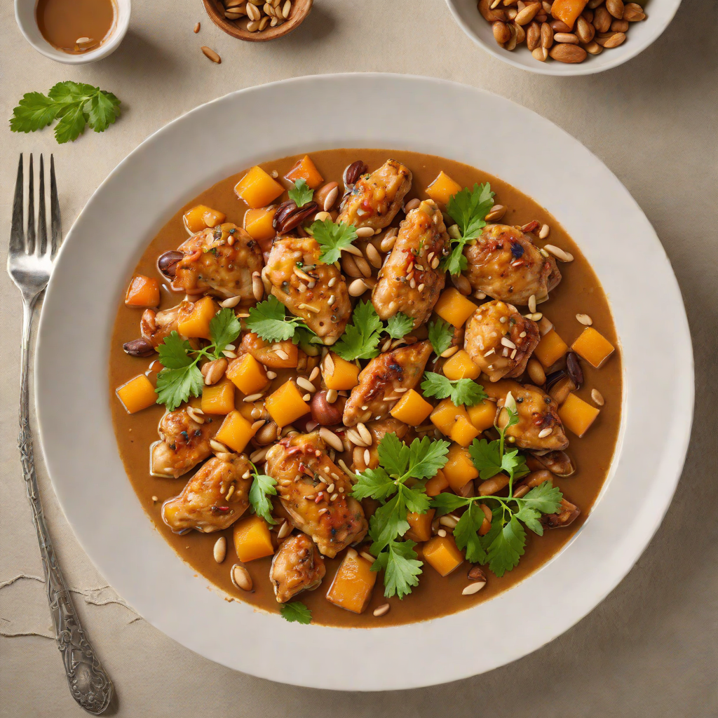 Damani Lodge Chicken Tagine with Apricots and Almonds