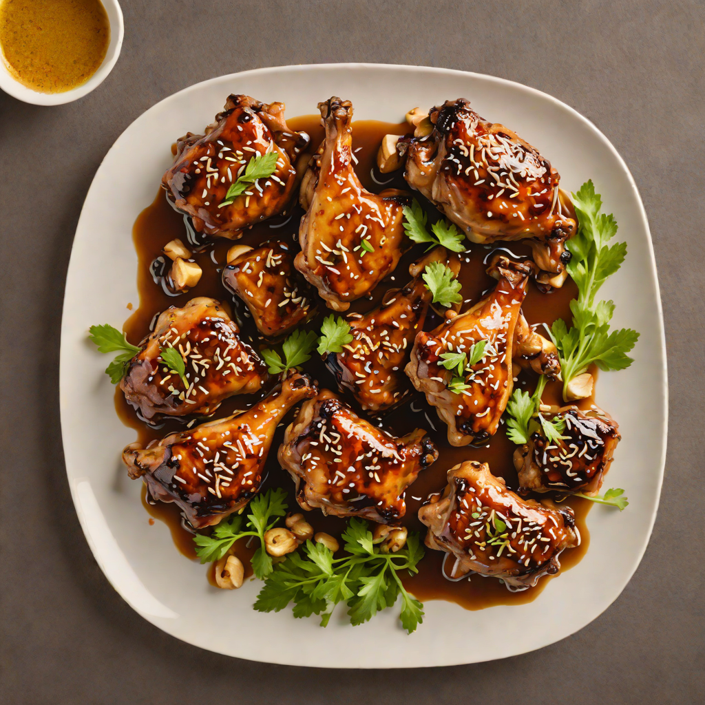 Honey-Soy Glazed Chicken Thighs with Garlic and Ginger