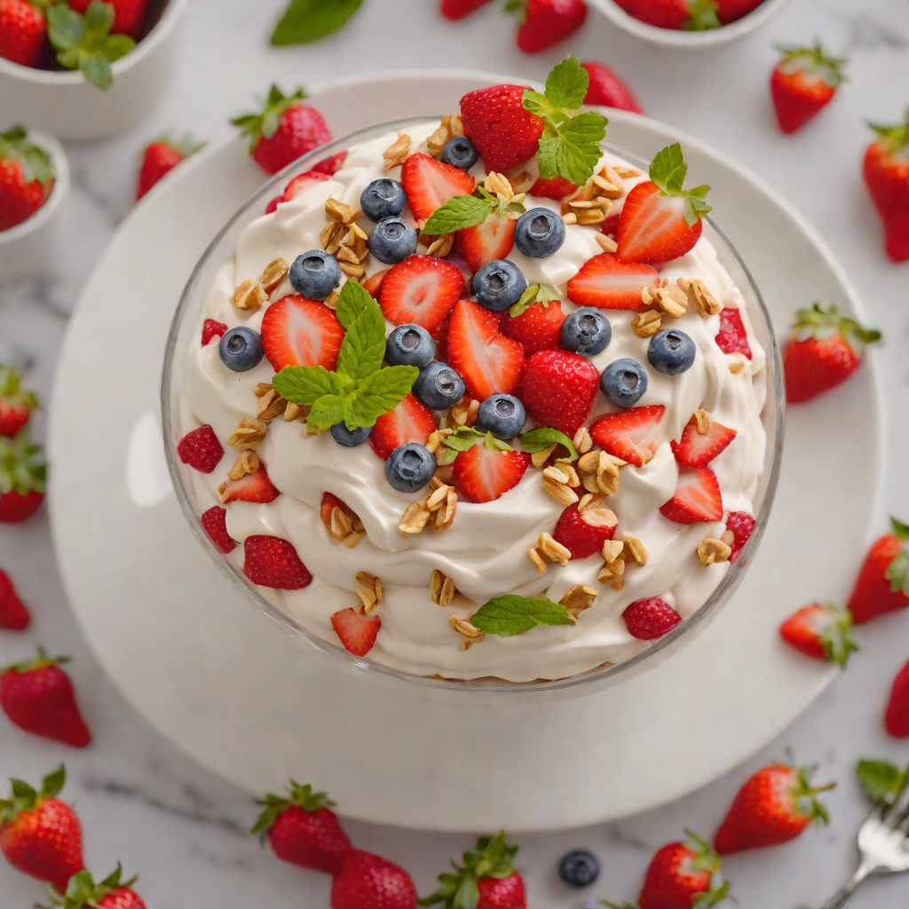 No-Bake Strawberry Yogurt Parfait for Kids