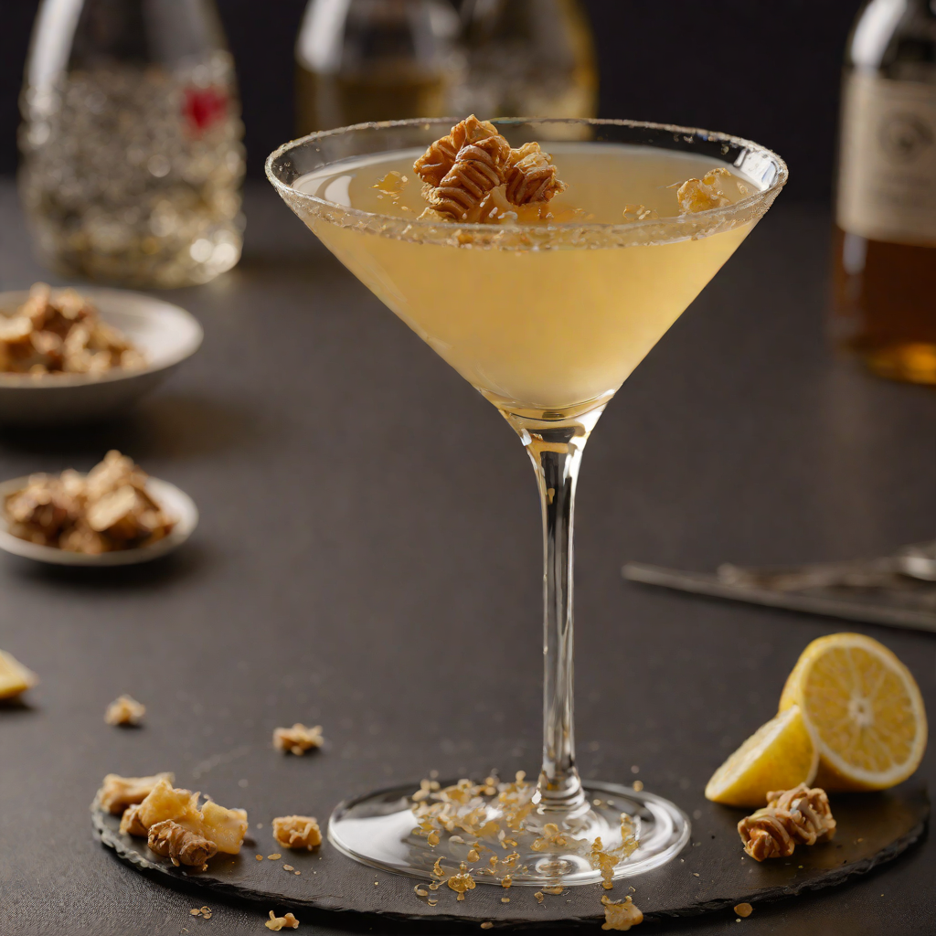 Honey-Ginger Gin Martini