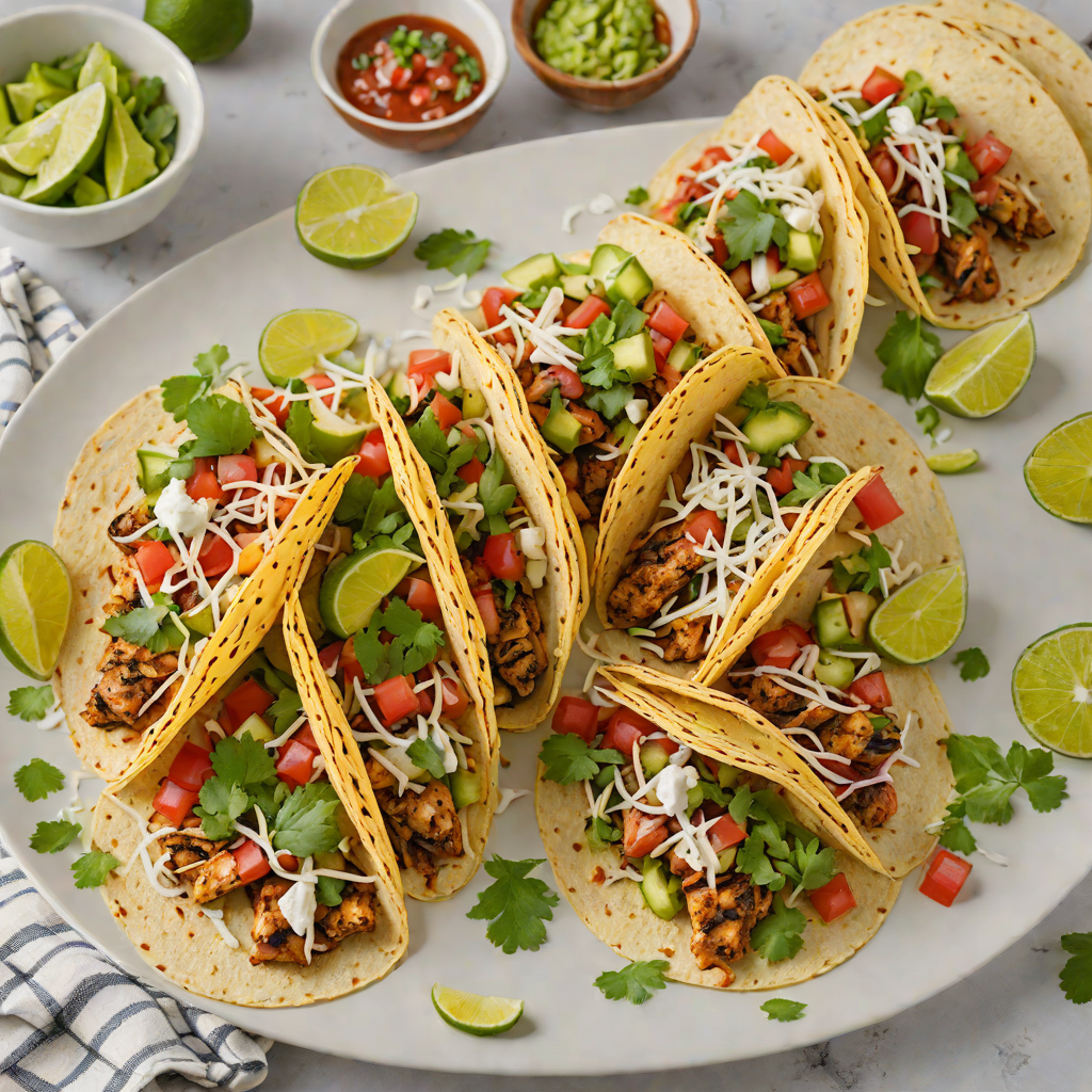 Tangy Mexican Street-Style Grilled Chicken Tacos