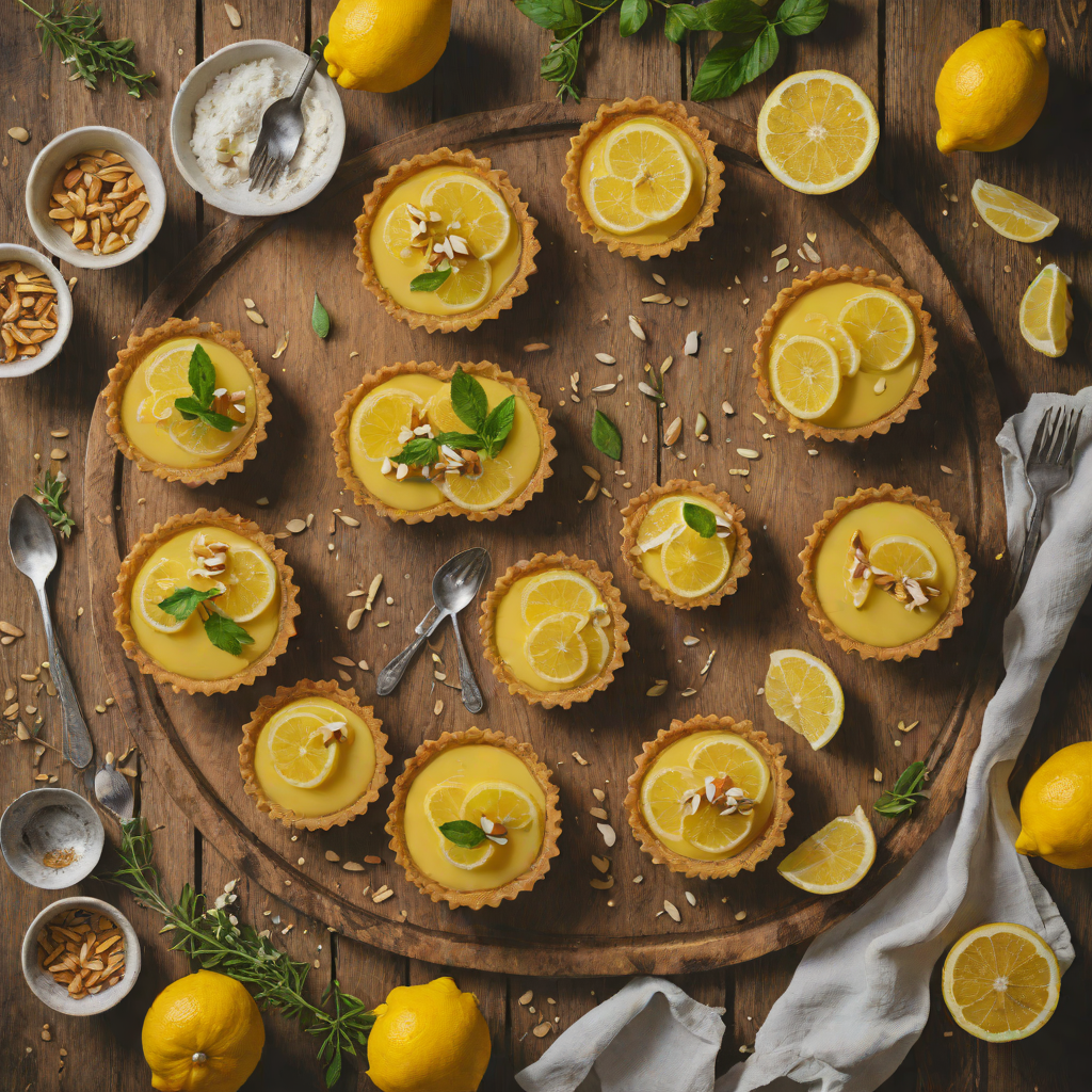 French-Style Lemon Tarts with Almond Crust