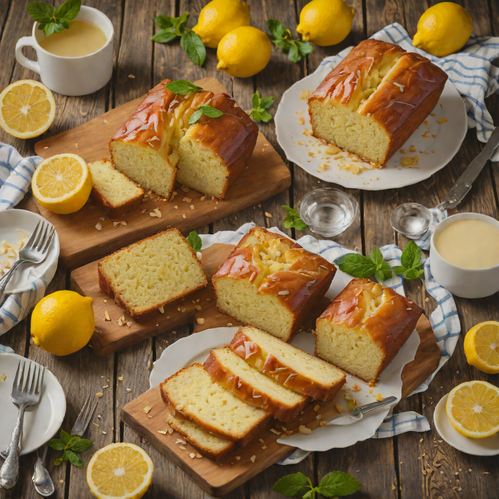Lemon-Glazed Yogurt Pound Cake