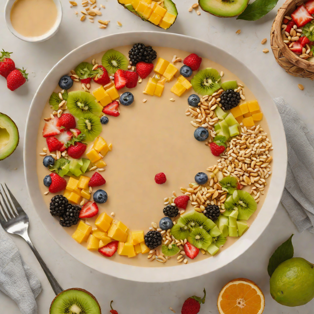 Ziplines-Inspired Tropical Fruit Smoothie Bowl