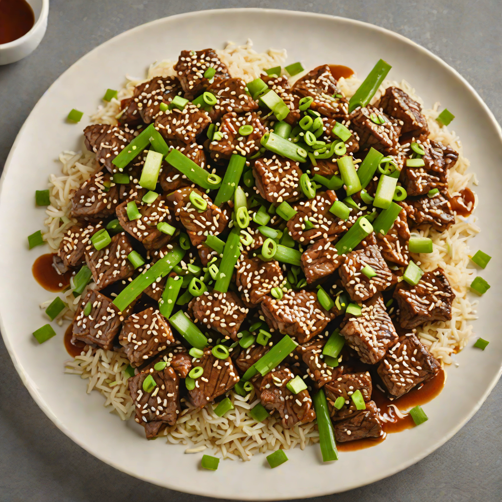 Sautéed Korean Beef with Scallions and Sesame