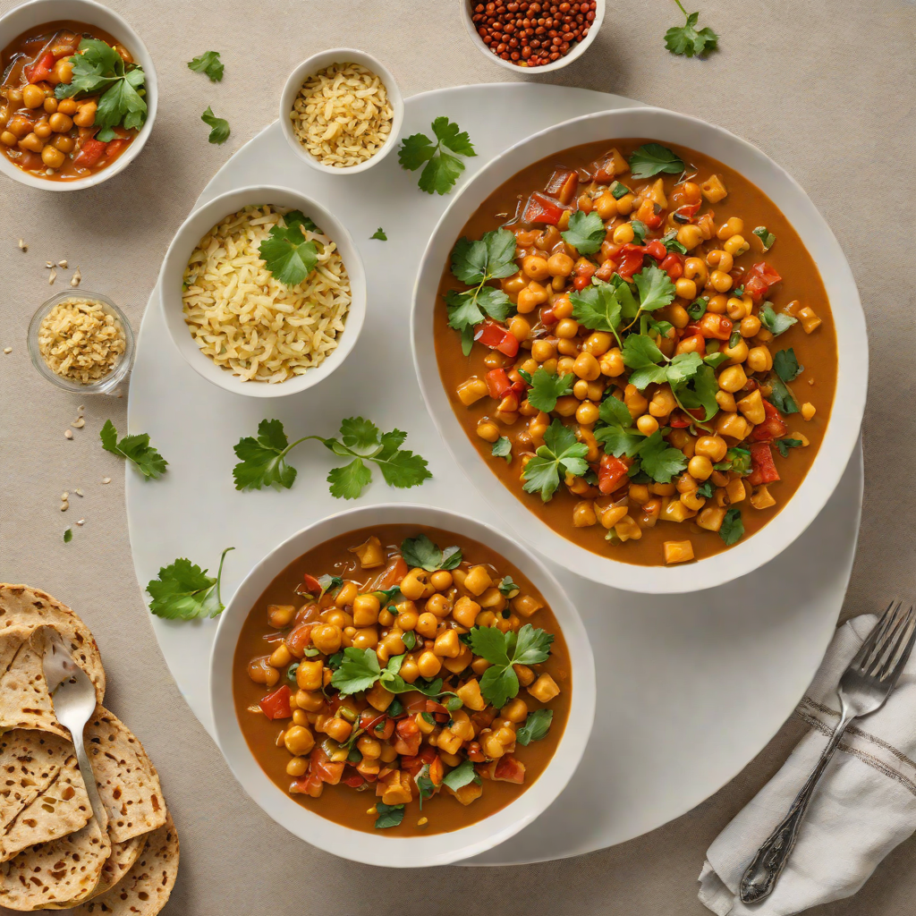 Harissa-Spiced Chickpea and Vegetable Curry