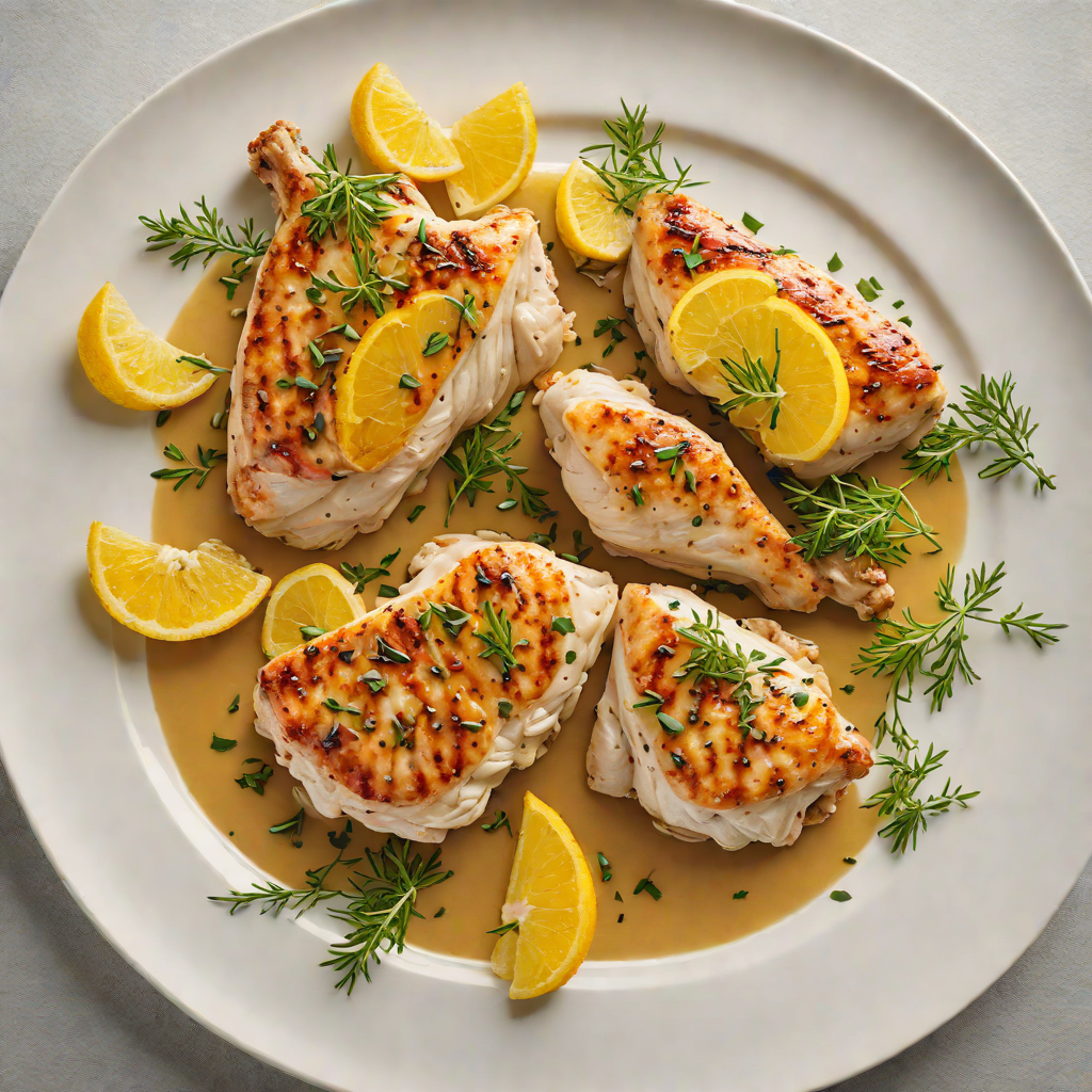 Pan-Seared Chicken with Zesty Citrus and Thyme Sauce