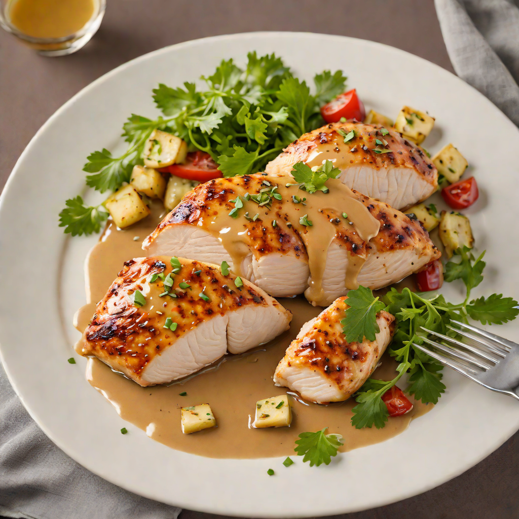 Pan-Seared Chicken Breast with Maple Dijon Glaze