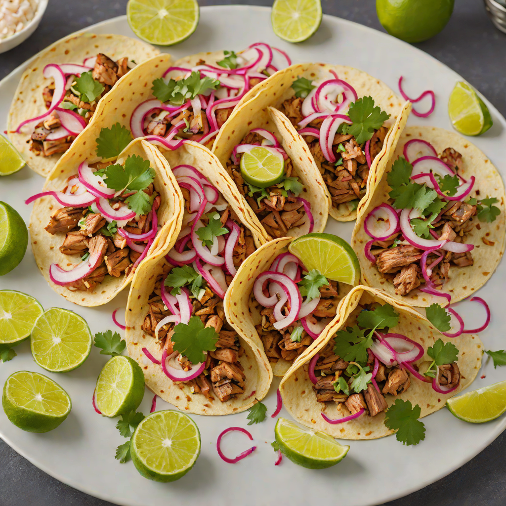 Honey-Lime Grilled Pork Tacos with Pickled Red Onions