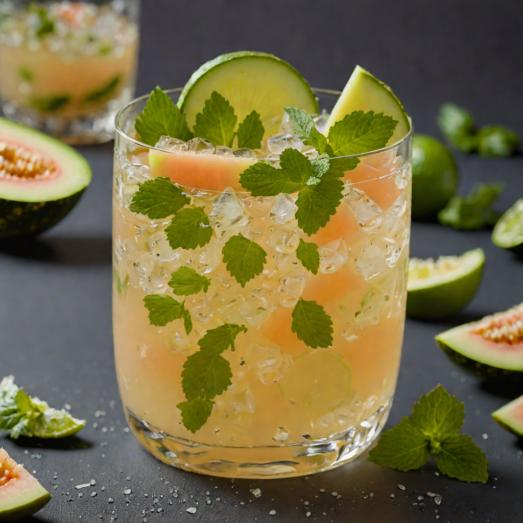Wicked Melon Smash with Lime and Mint
