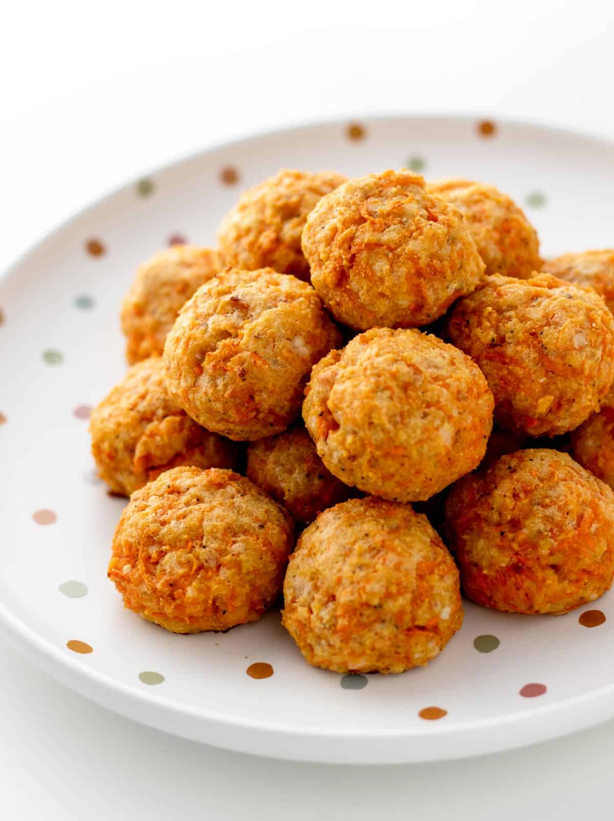 Cheesy Chicken & Carrot Pasta Bites