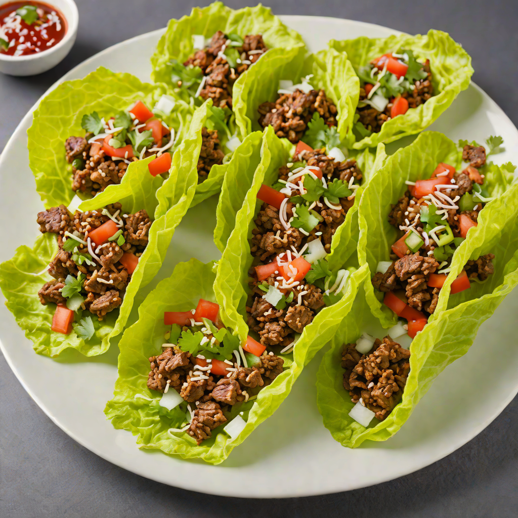 Taco-Style Korean Beef Lettuce Wraps