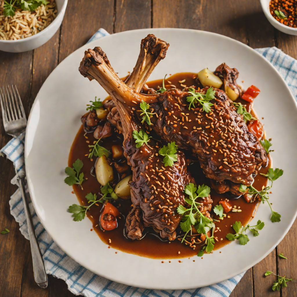 Slow-Braised Lamb Shank with Ancient Spice Rub