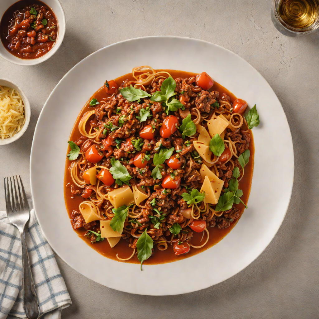 Slow-Cooked Kangaroo Ragu with Roasted Tomato and Shiraz