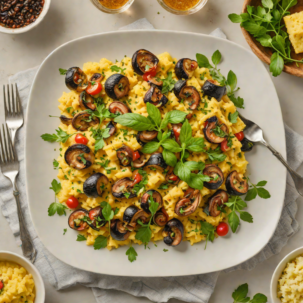 Herb-Roasted Mushroom and Polenta Casserole