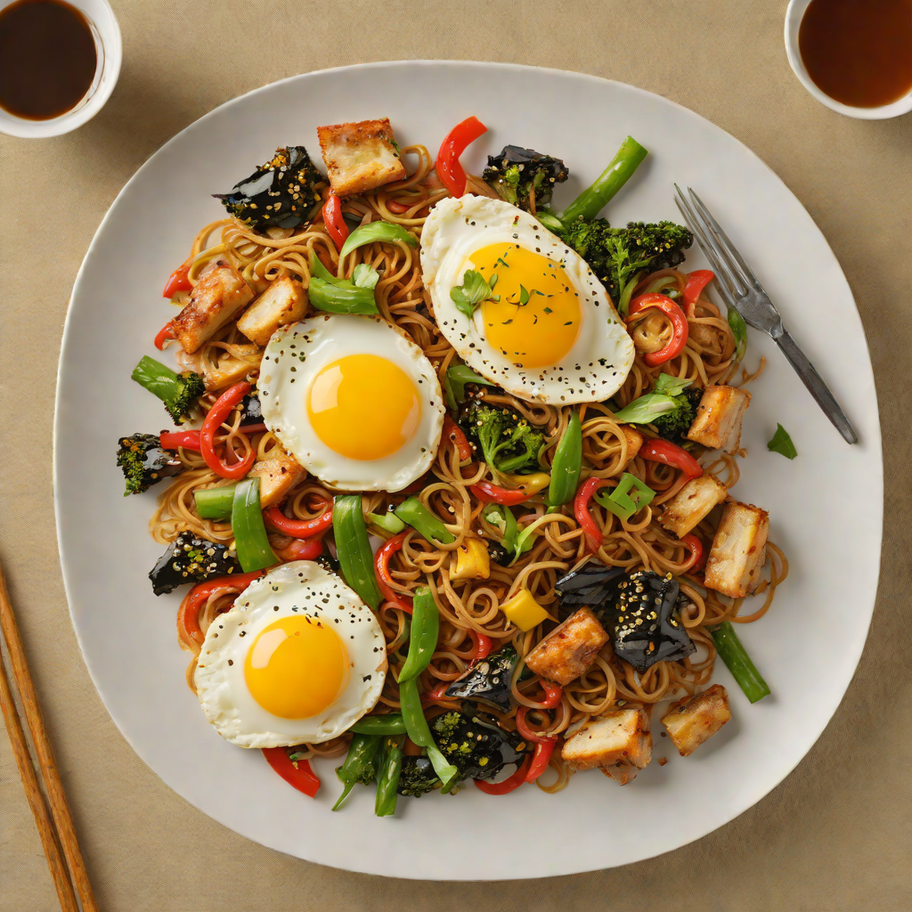 Pan-Fried Goya and Egg Stir-Fry with Okinawan Soy Sauce