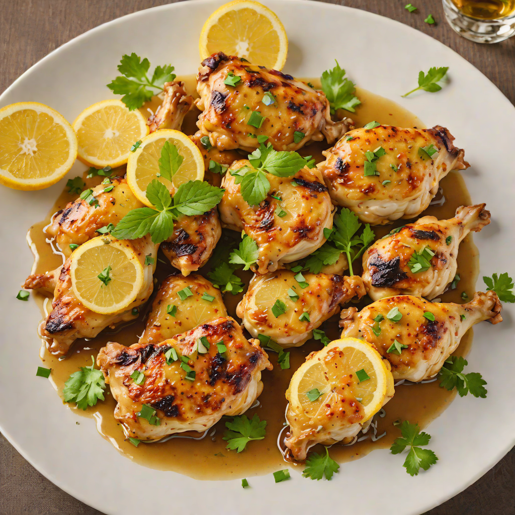 Lemon-Garlic Sour Chicken Thighs