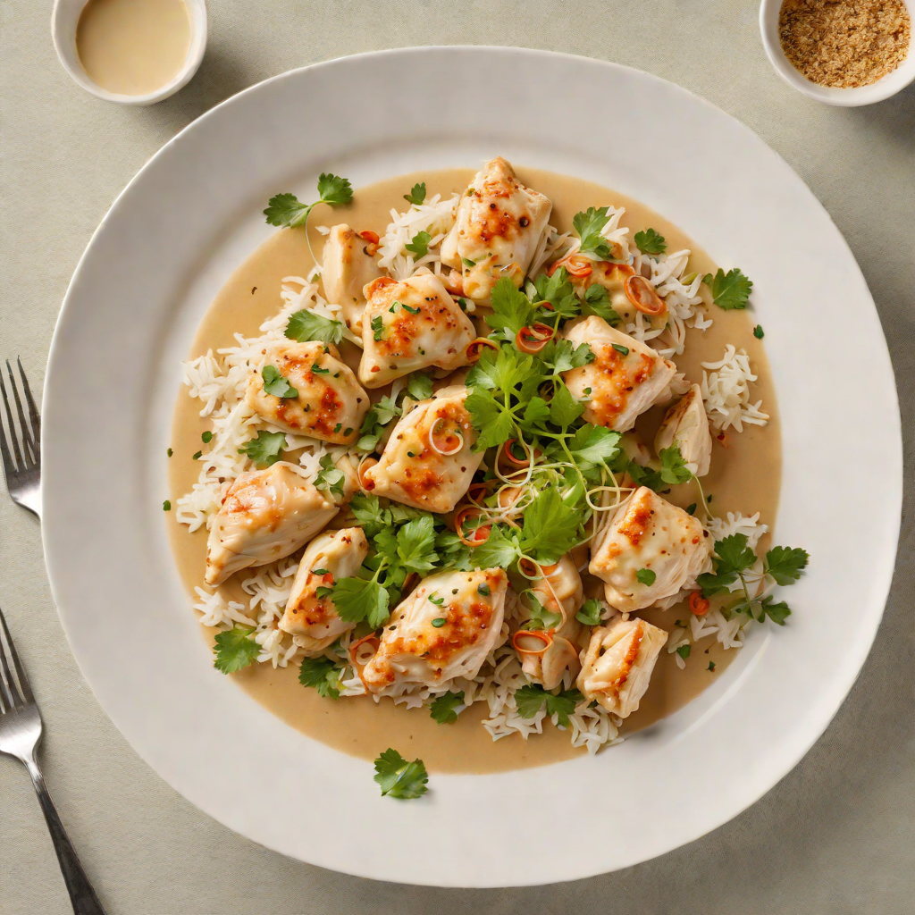 Sautéed Chicken with Coconut Milk and Ginger