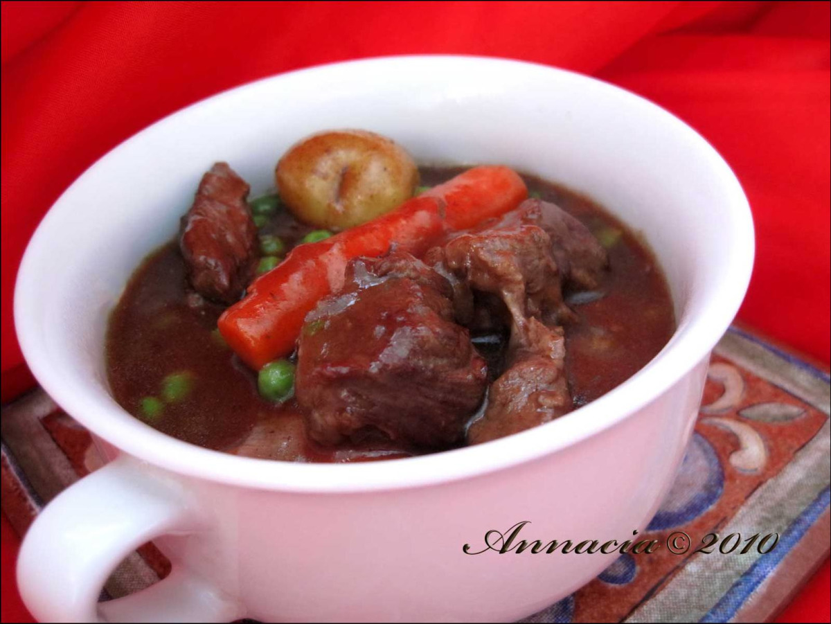 Vintage Vinyl Record-Spiced Beef Stew