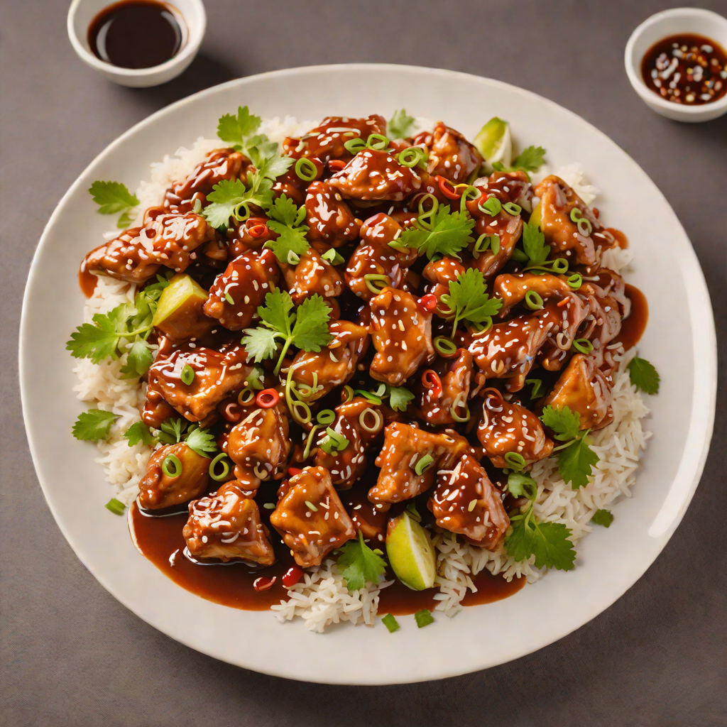 Stir-Fried Chicken with Sweet and Spicy Tamarind Sauce