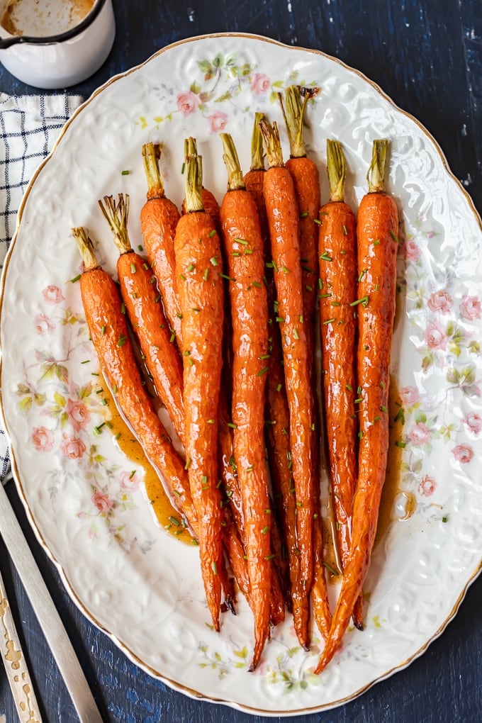 Honey-Ginger Glazed Roasted Carrots