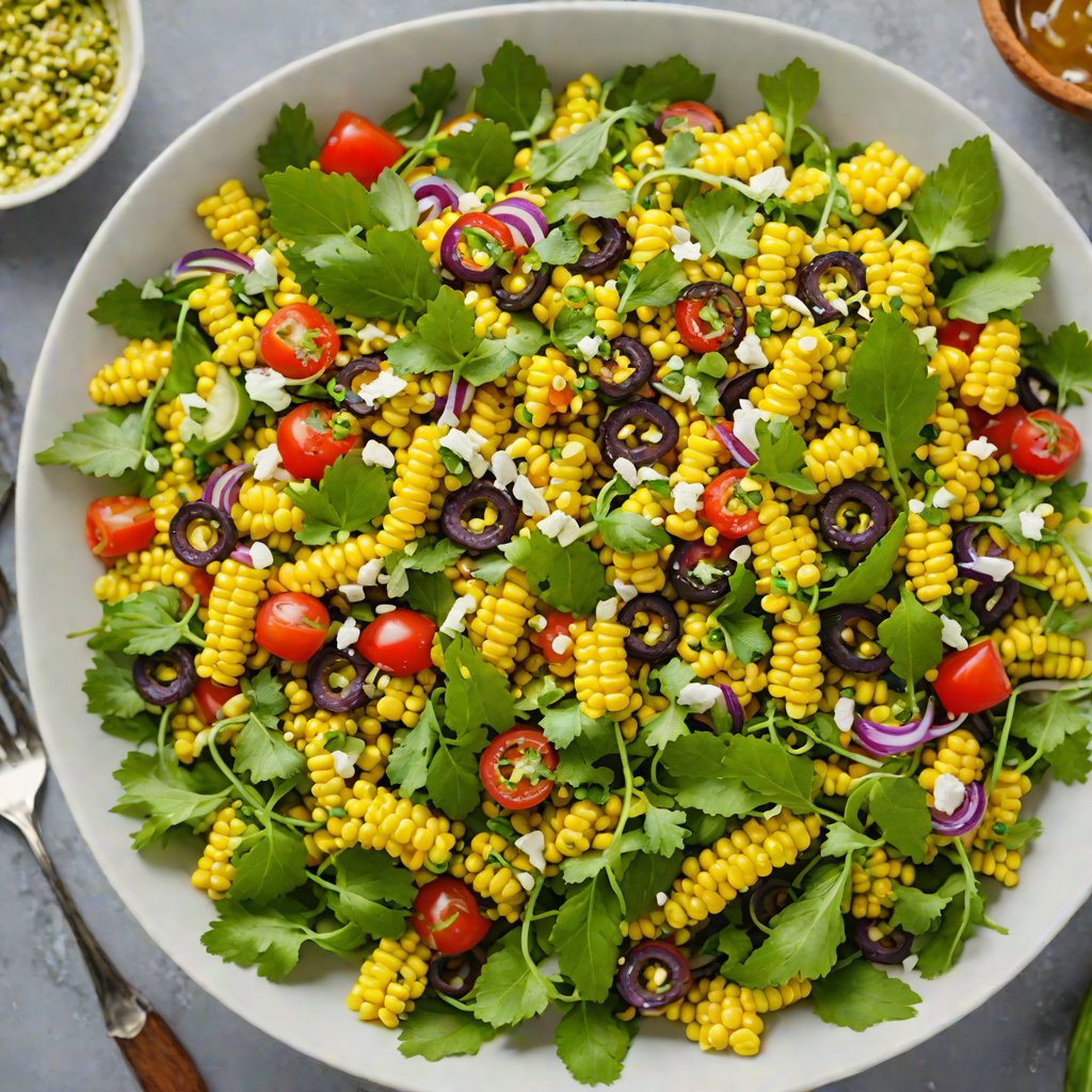 Charred Corn and Jalapeño Salad with Cilantro Lime Dressing