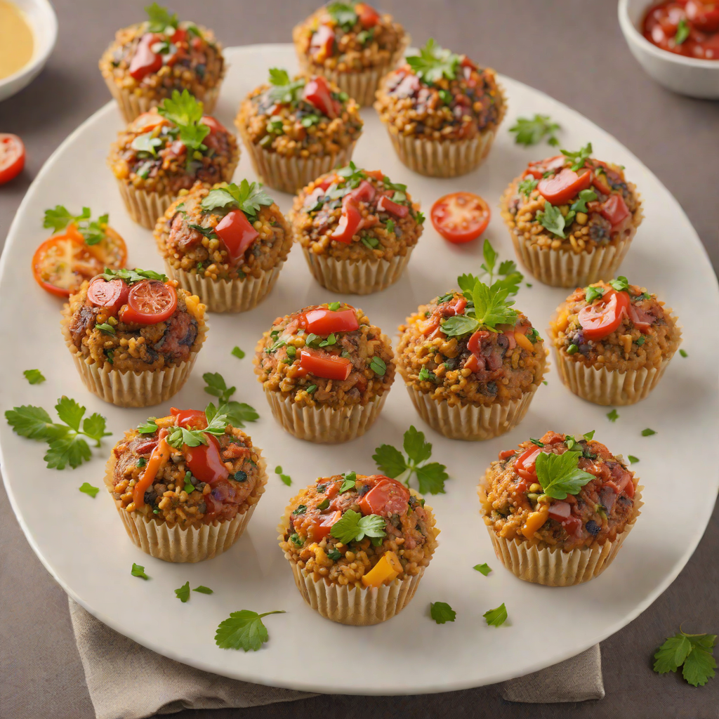 Mini Veggie-Stuffed Meatloaf Muffins